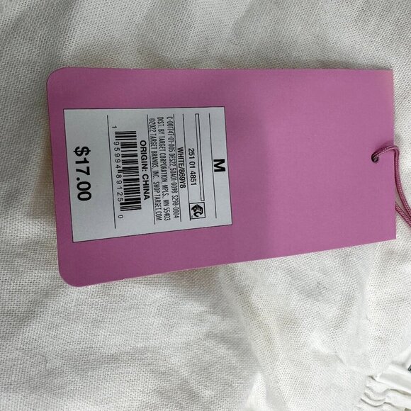 Stoney Clover for Target White Mini Skirt Tiered Size Medium - Picture 5 of 8